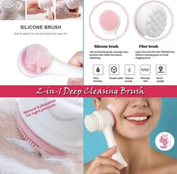 Deep cleansing and scrubbing brush by MustHerbs