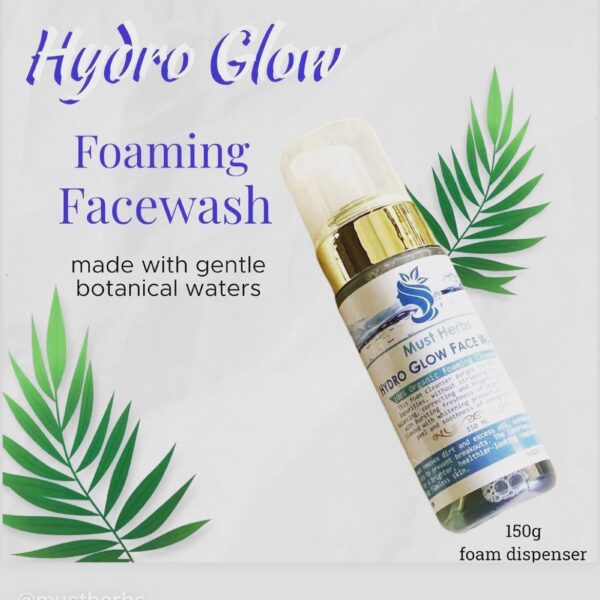 HYDRO GLOW FACE WASH MustHerbs 2