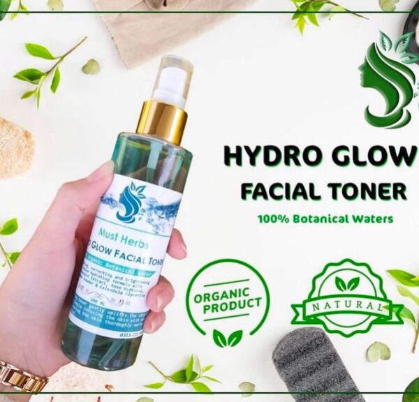 HYDRO GLOW FACIAL TONER - Mustherbs