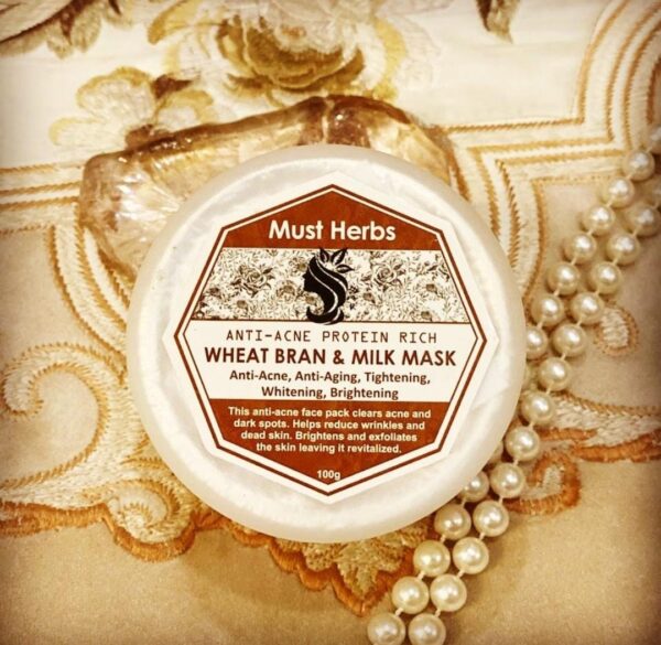 Wheat Bran & Milk Anti-Acne Mask by MustHerbs